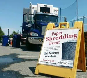 Hanover Paper Shredding Event with SecurShred