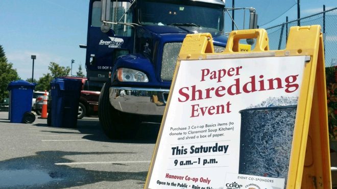 Shred Events for April