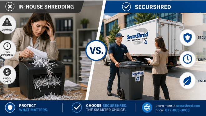 In-House vs Professional Shredding:
