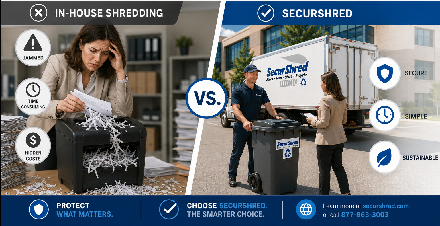 Securshred In-House vs Professional Shredding: - SecurShred